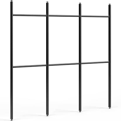 CLOS-IT D-302 Shelving System | 250x277x24 cm (LxHxD) | Black