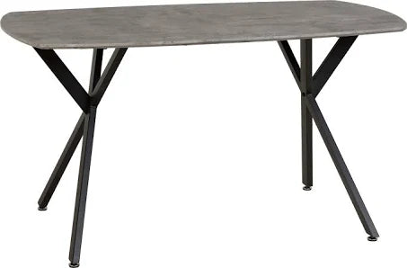 Seconique Athens Rectangular Dining Table - Concrete Effect