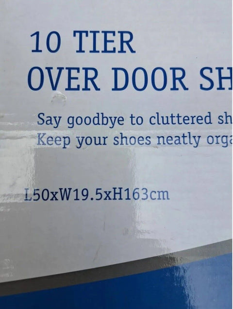 Lloyd Pascal &co. 10 Tier Over The Door Shoe Rack
