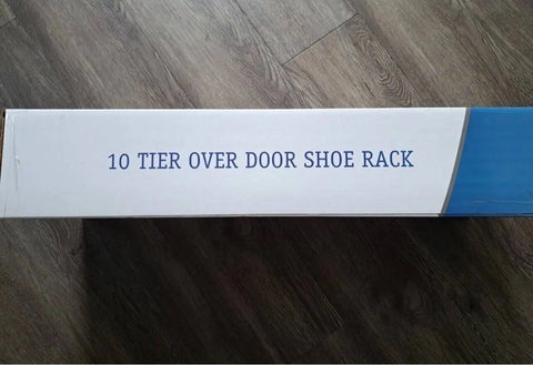 Lloyd Pascal &co. 10 Tier Over The Door Shoe Rack