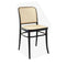 Renee Rattan Dining Chair, Black