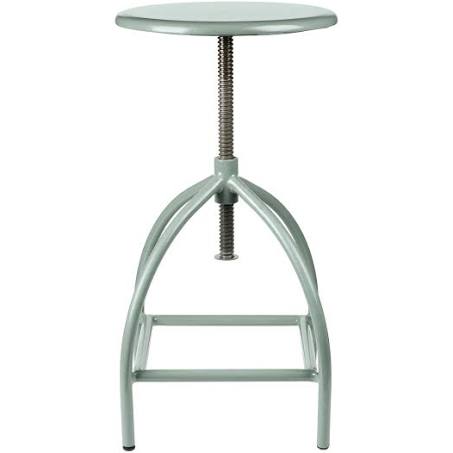 Broste Copenhagen Sire Stool - Iron - Light Green