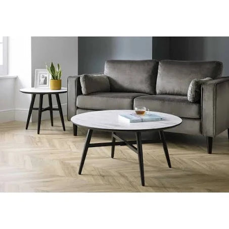 Firenze Marble Effect Coffee Table - Julian Bowen