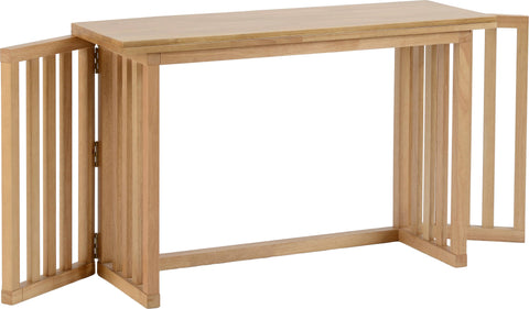 Richmond Foldaway Dining Table - Oak - Seconique