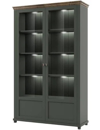 Evora 13 Display Cabinet 126cm - Oak Lefkas 126cm
