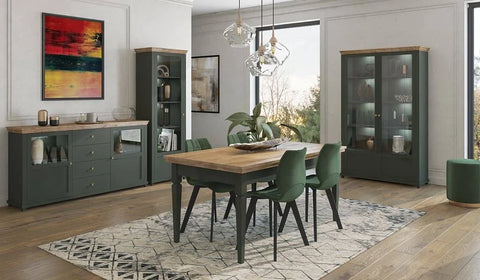 Evora 13 Display Cabinet 126cm - Oak Lefkas 126cm