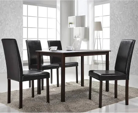 Baxton Studio 5 -stuk Andrew Modern Dining Set