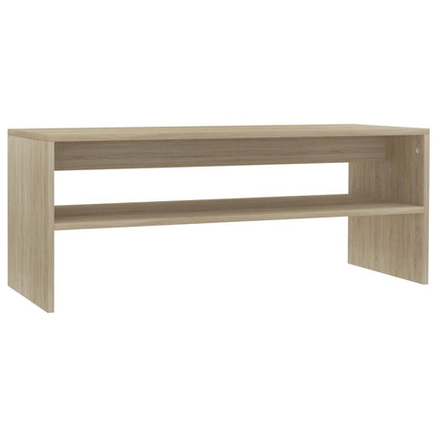 vidaXL Coffee Table Sonoma Oak 100x40x40 cm Chipboard