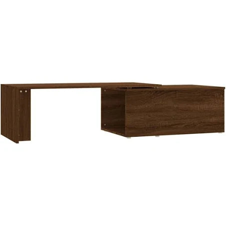 vidaXL Coffee Table Brown Oak 150x50x35 cm Engineered Wood