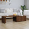 vidaXL Coffee Table Brown Oak 150x50x35 cm Engineered Wood