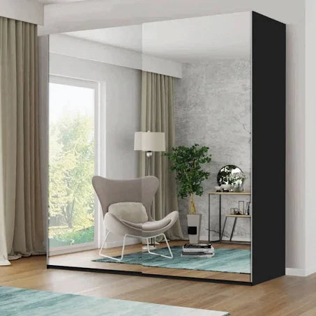 Berlin Full Mirror Sliding Wardrobe