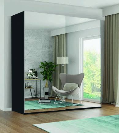 Berlin Full Mirror Sliding Wardrobe