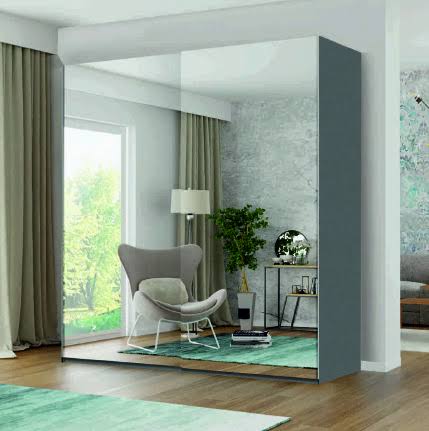 Berlin Full Mirror Sliding Wardrobe