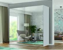 Berlin Full Mirror Sliding Wardrobe