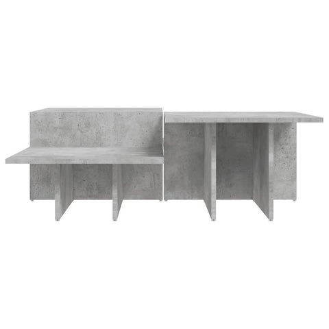 vidaXL Coffee Tables 2 Pcs High Gloss Black Engineered Wood