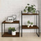 vidaXL Wall Shelves 4 Pcs Brown Oak 40x50x1.5 cm Engineered Wood