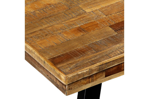 vidaXL Dining Table Reclaimed Teak and Steel 180x90x76 cm
