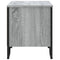 ZNTS Shoe Cabinet Grey Sonoma 90x38x45.5 cm Engineered Wood 848642