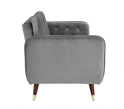 Home Detail Whitby Dark Grey Velvet 3Seater Sofabed