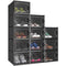 YITAHOME Shoe Box, Set of 12 Medium Size Shoe Storage Lightweight Plastic ...