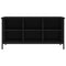 vidaXL Shoe Cabinet Smoked Oak 100x35x50 cm Engineered Wood