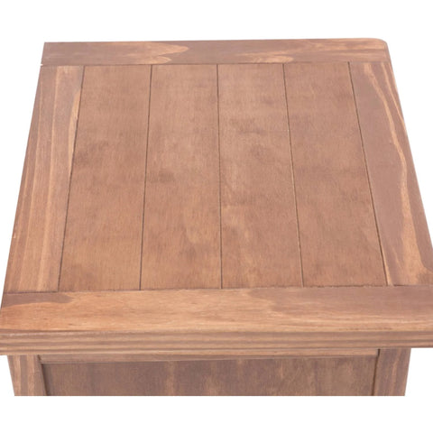 Cabinet Bits - Tirolo 2 Drawer Bedside Table - Light Brown