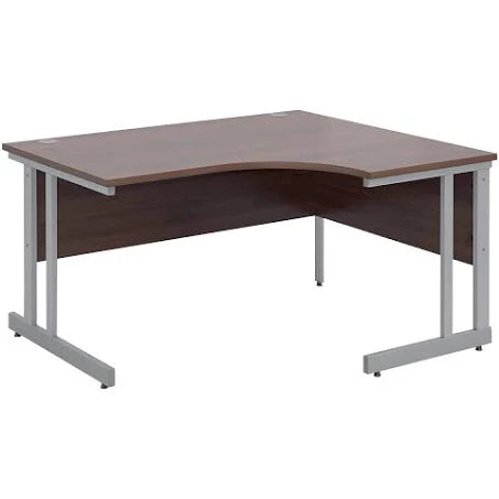 Dams International Right Hand Corner Desk MOM14ERW Walnut 1,400 x