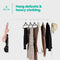LIVIVO Clothing Rail with Shoe Rack - White