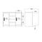 Furniture To Go Naia Sideboard 4 Drawers 2 Doors in Black Matt
