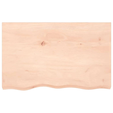 vidaXL Wall Shelf Dark Grey 100x40x2 cm Treated Solid Wood Oak
