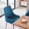 Soho Lux Velvet Dining Chair Single - Blue - Life Interiors