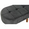 DKD Home Decor Grey Natural Dark Grey Wood Bench - 80 x 46 x 38 cm