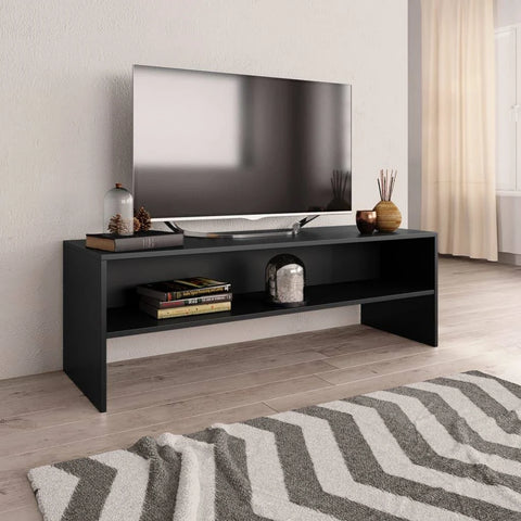 vidaXL TV Cabinet Black 120x40x40 cm Chipboard
