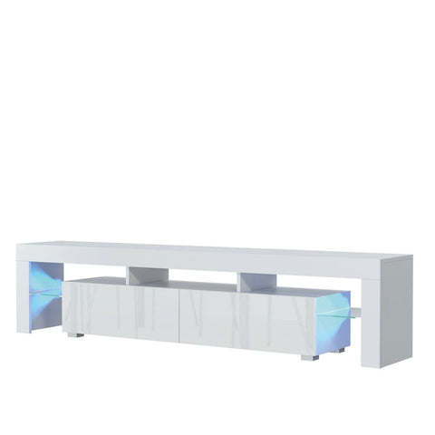 Creative Furniture - TV Unit 200cm Sideboard Cabinet Cupboard TV Stand - White
