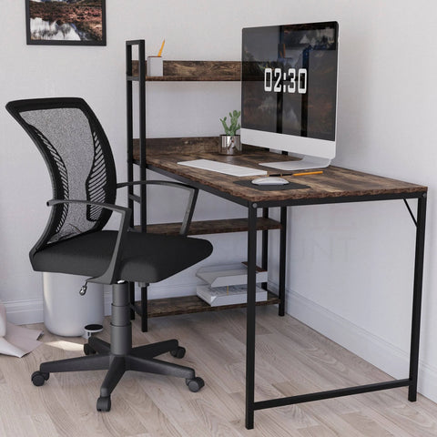 Home Discount Airdrie Office Mesh Chair - Black