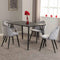 Seconique Marlow Set of 4 Grey Velvet Dining Chair
