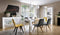 *Lyon Narrow Display Cabinet (LHD) 164.1cm High (Including LED Lighting) in White ...