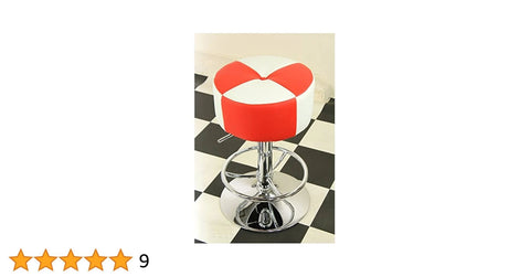 American Diner Furniture 50S Style Retro Bar /Stools Round Chairs Red