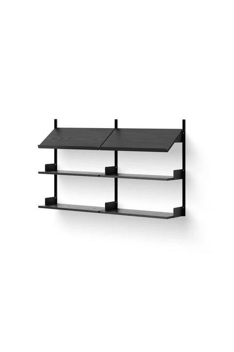 New Works Magazine Shelf Kit - Shelves Veneer Walnut - 41951