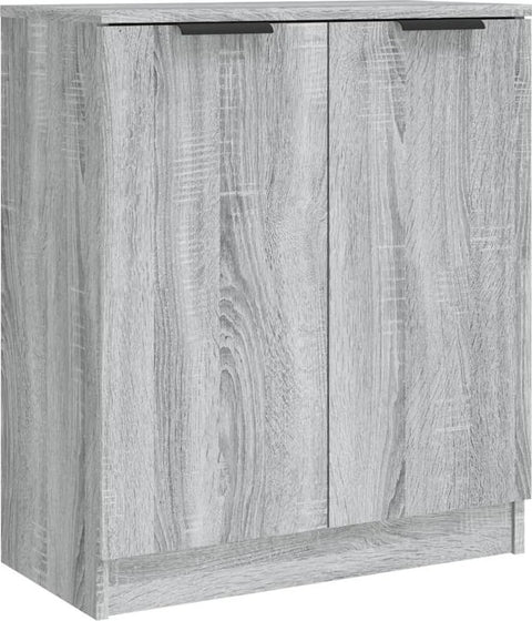 vidaXL 3 Piece Sideboards High Gloss White Engineered Wood