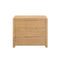 Julian Bowen Curve 3 Drawer Chest - Oak