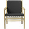 Fdb Møbler J147 Armchair, Natural/Dark Grey