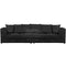 Luxor Long Fabric Jumbo Cord 4 Seater Sofa - Scatter Back