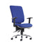 Jota High Back Operator Chair with Adjustable Arms - Black