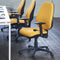 Jota High Back Operator Chair with Adjustable Arms - Black