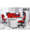 Dams International Right Hand Corner Desk MOM14ERWH White 1,400 x 1,200 x 725 mm
