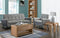 Curve Oak TV Unit - Julian Bowen