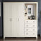 Homelife Lancaster 4 Drawer Wardrobe Combi Unit - Blue