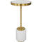 Uttermost Laurier White Drink Table