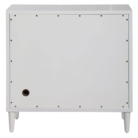 Uttermost Laurier White Drink Table